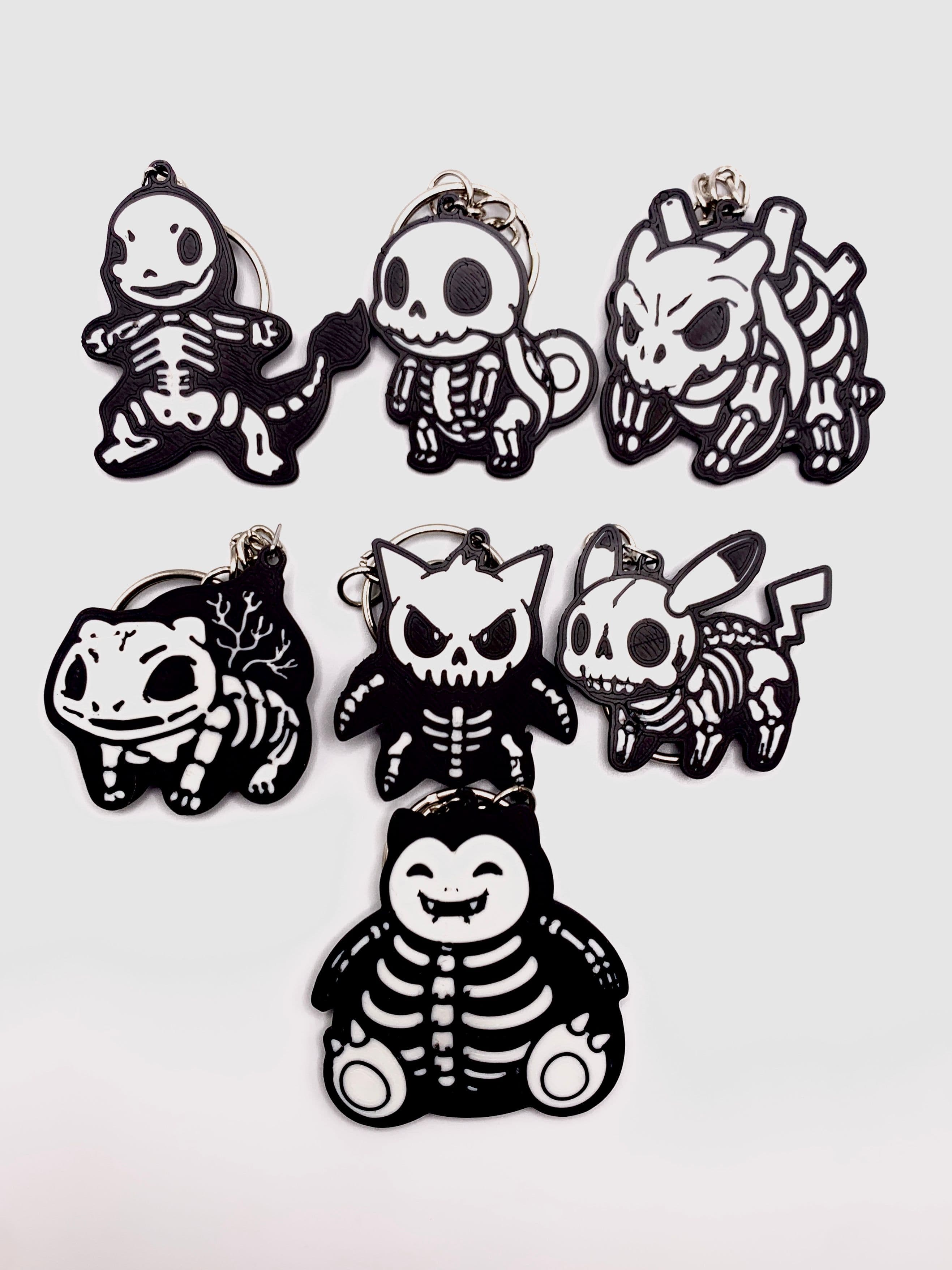 Llaveros de esqueletos Pokémon – Especial Halloween - Thumbnail 2