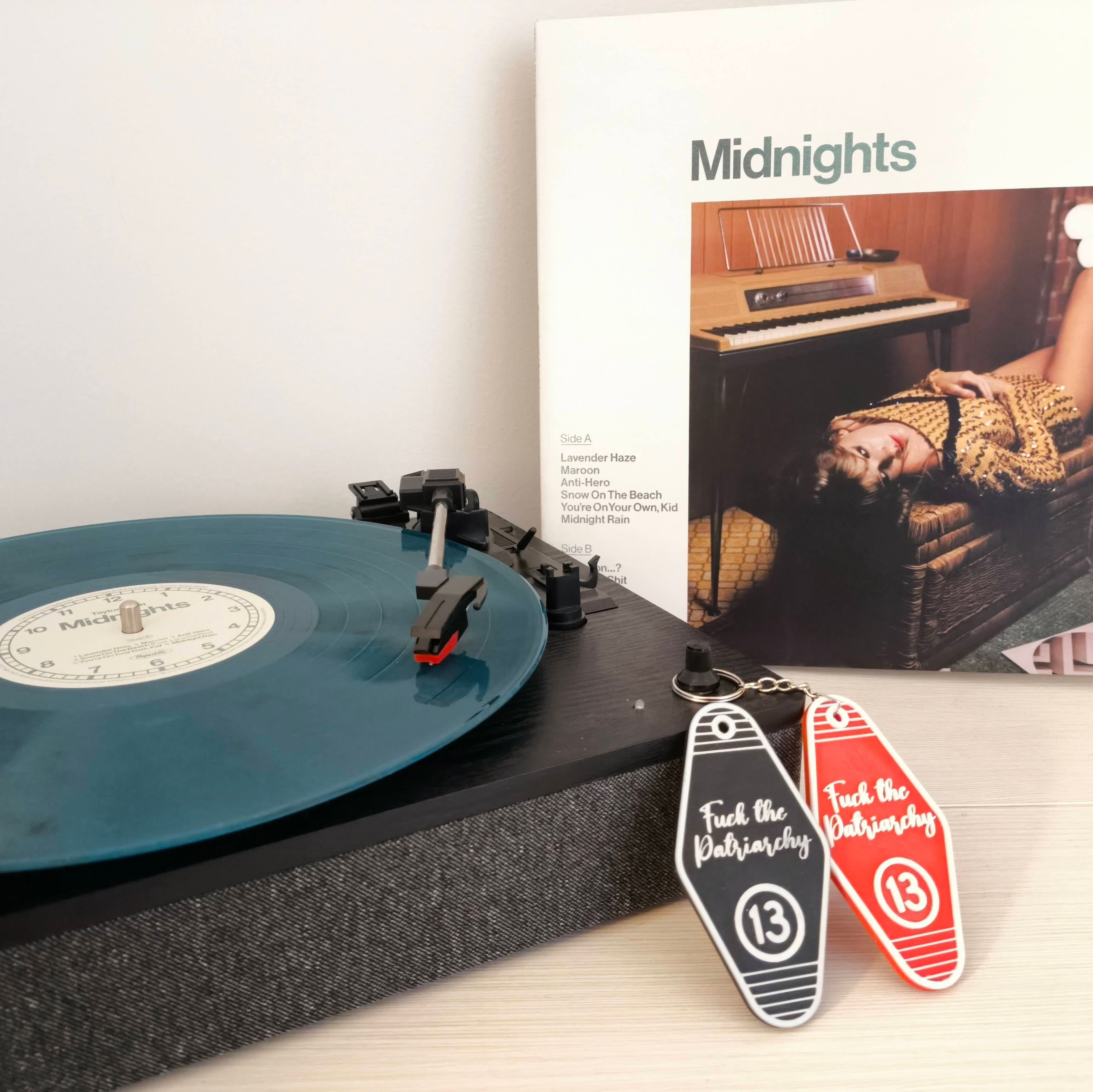 Taylor Swift Fanmade Keychain 13 F**k The Patriarchy