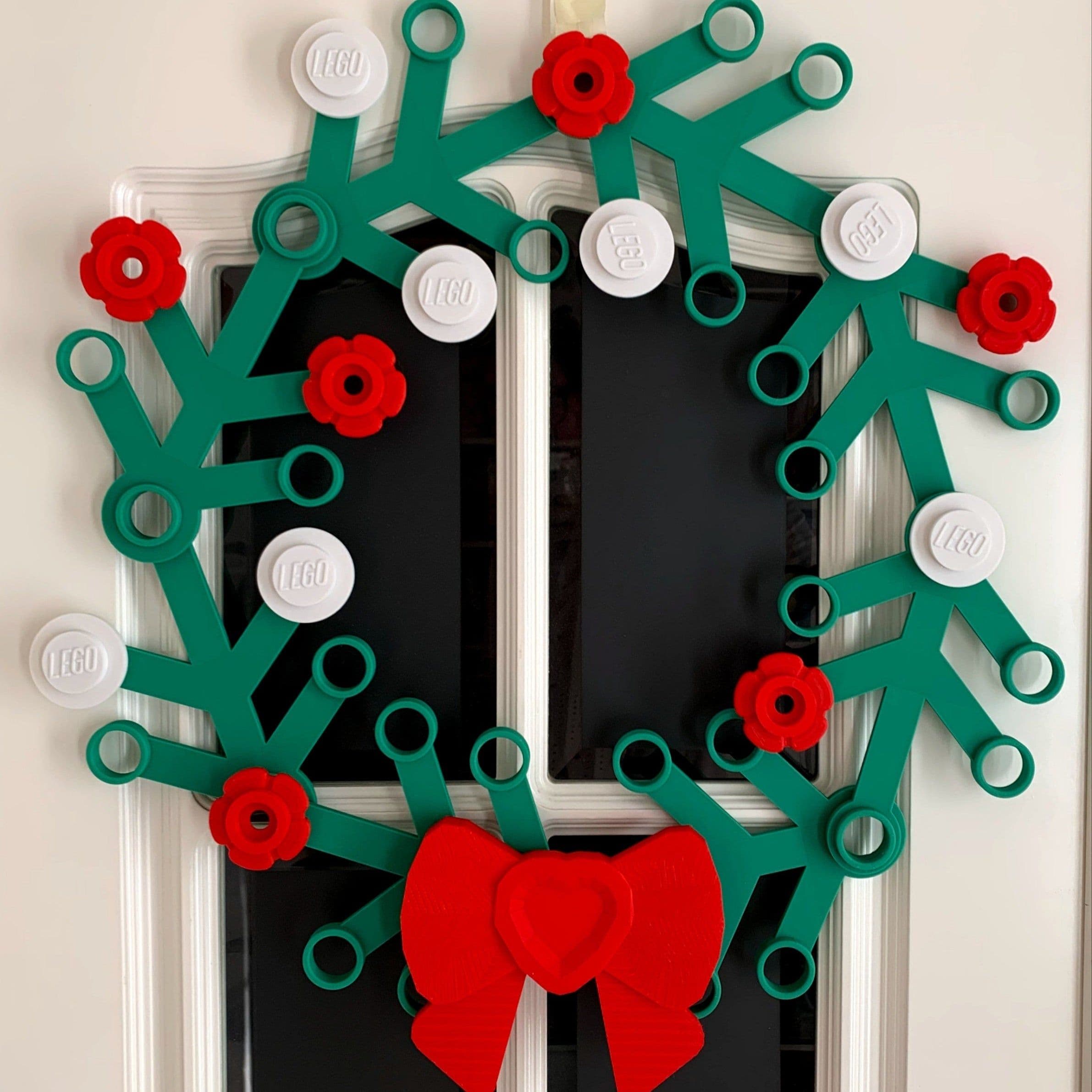 Giant Christmas Wreath – Inspired by Building Blocks