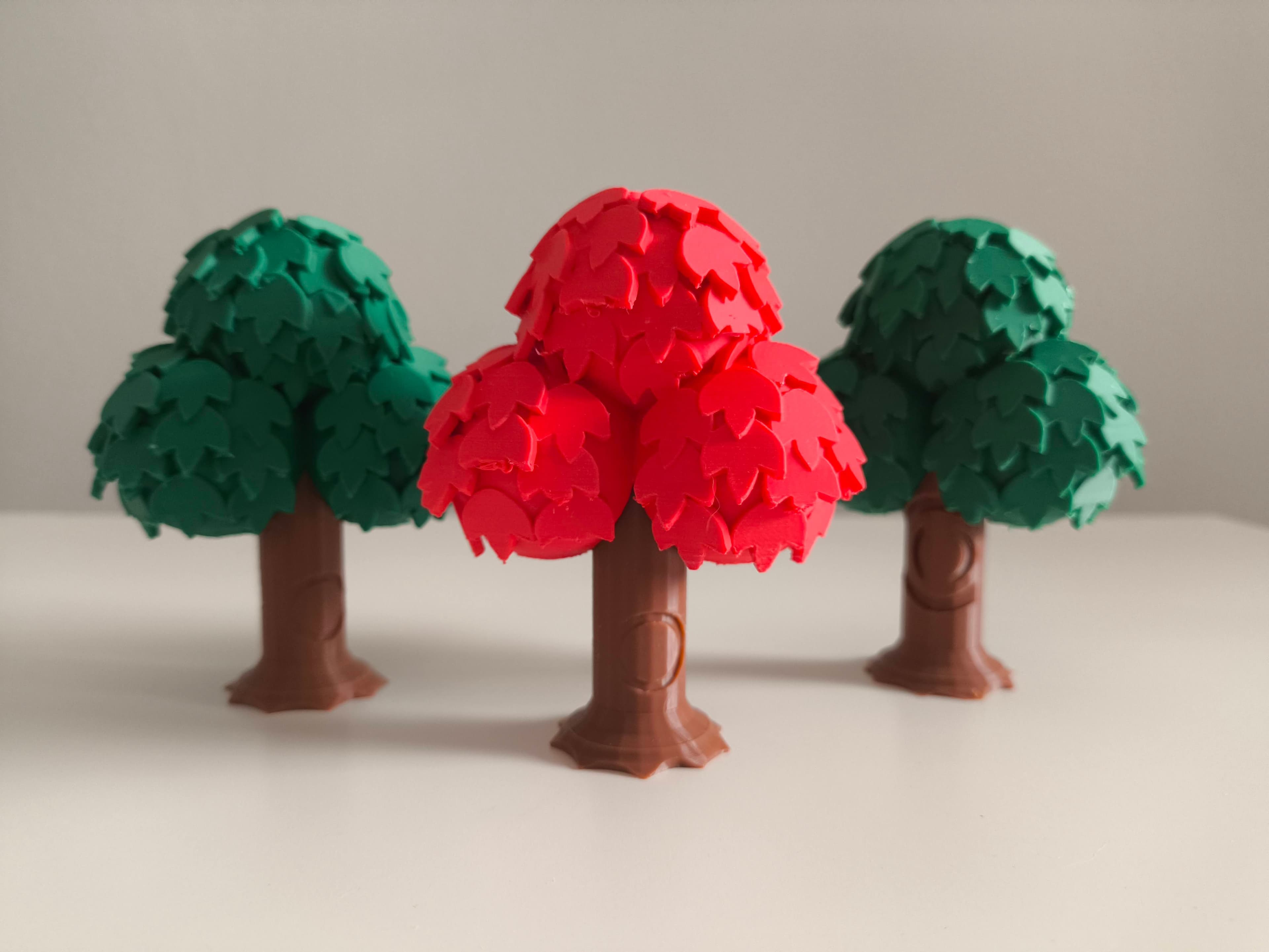 3D Island-Style House – 25 cm with Trees and Opening Door - Thumbnail 6