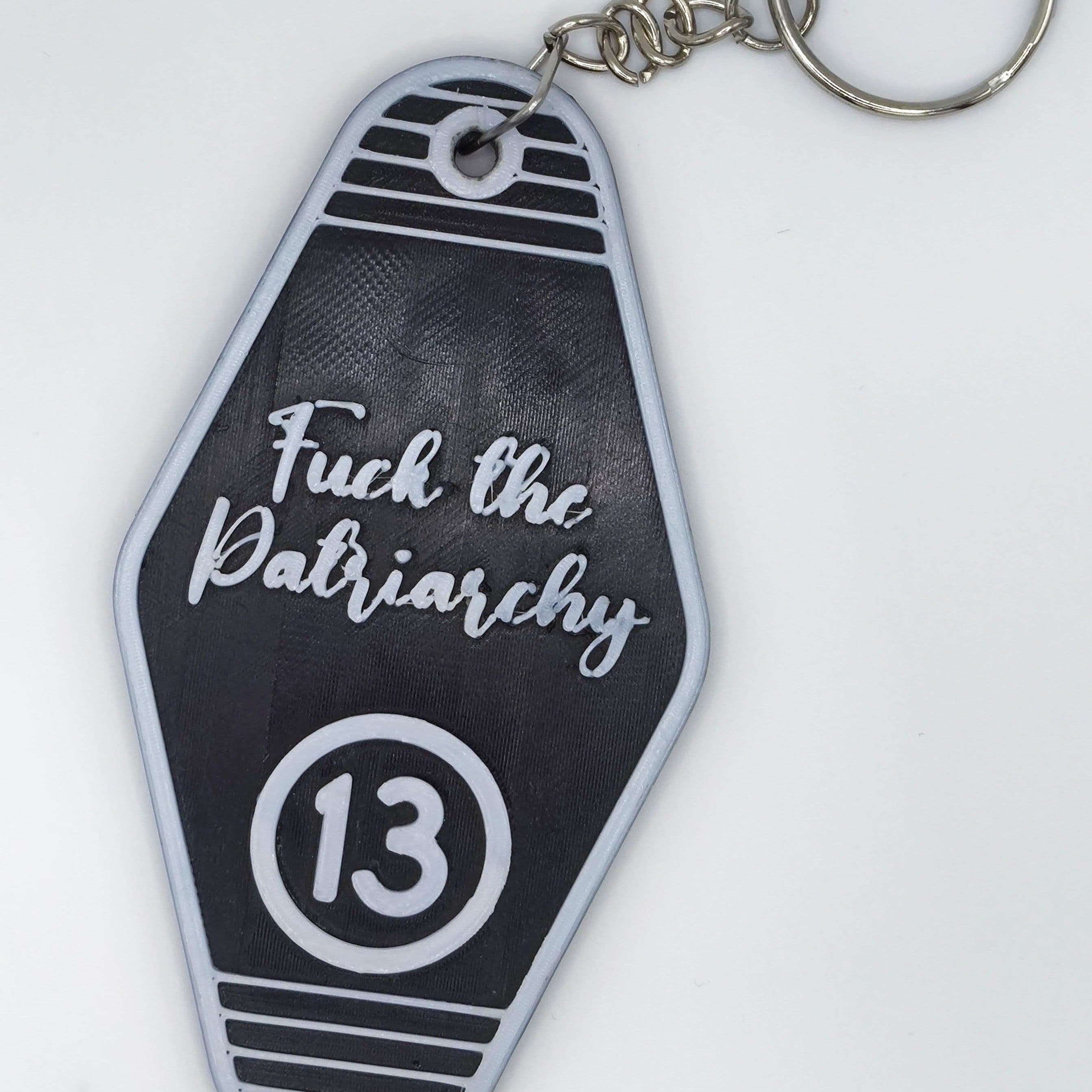 Taylor Swift Fanmade Keychain 13 F**k The Patriarchy - Thumbnail 3