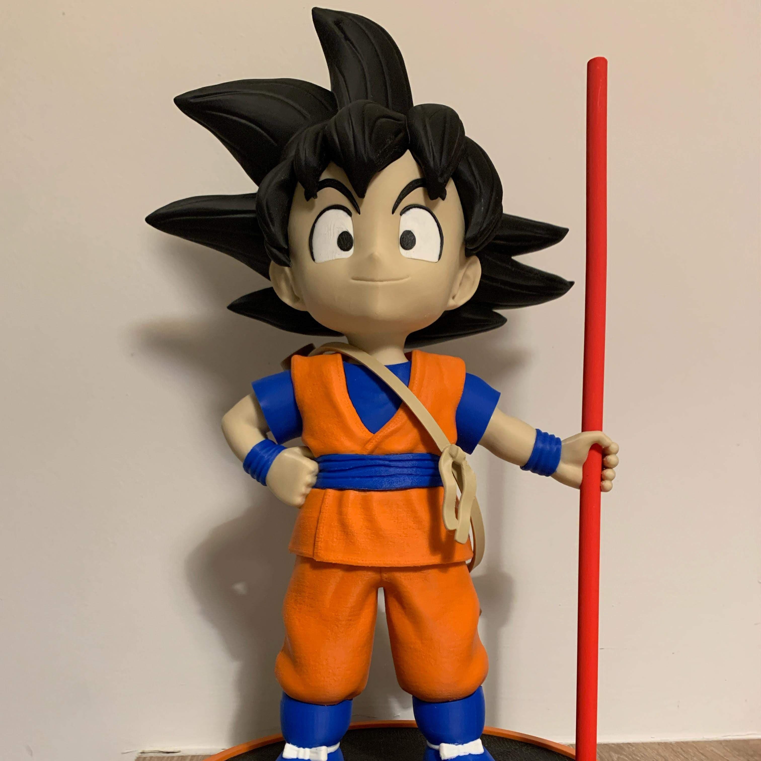 Kid Goku 40cm Figure with Nyoi-bo Staff - Dragon Ball