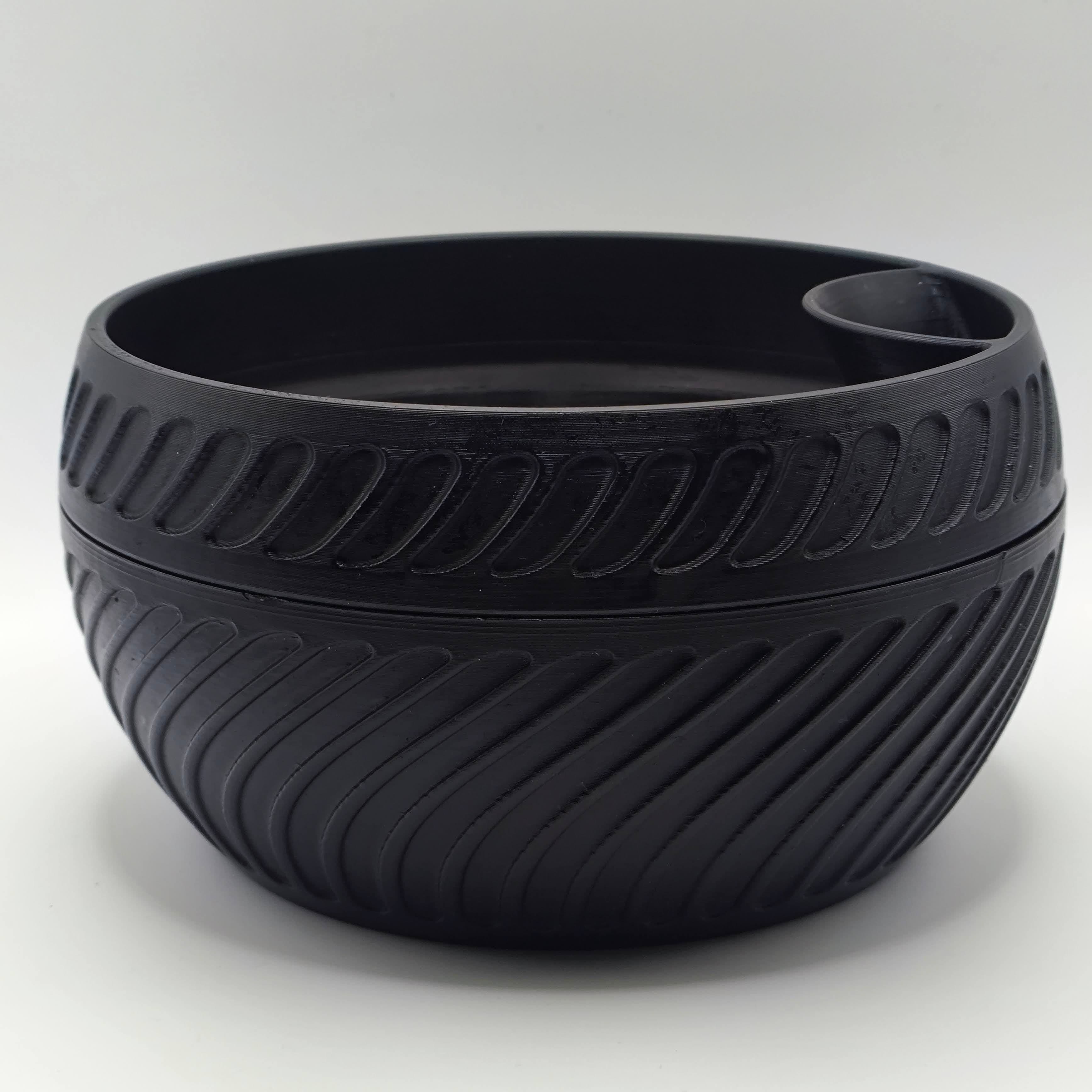 Snack Bowl with Shell Compartment